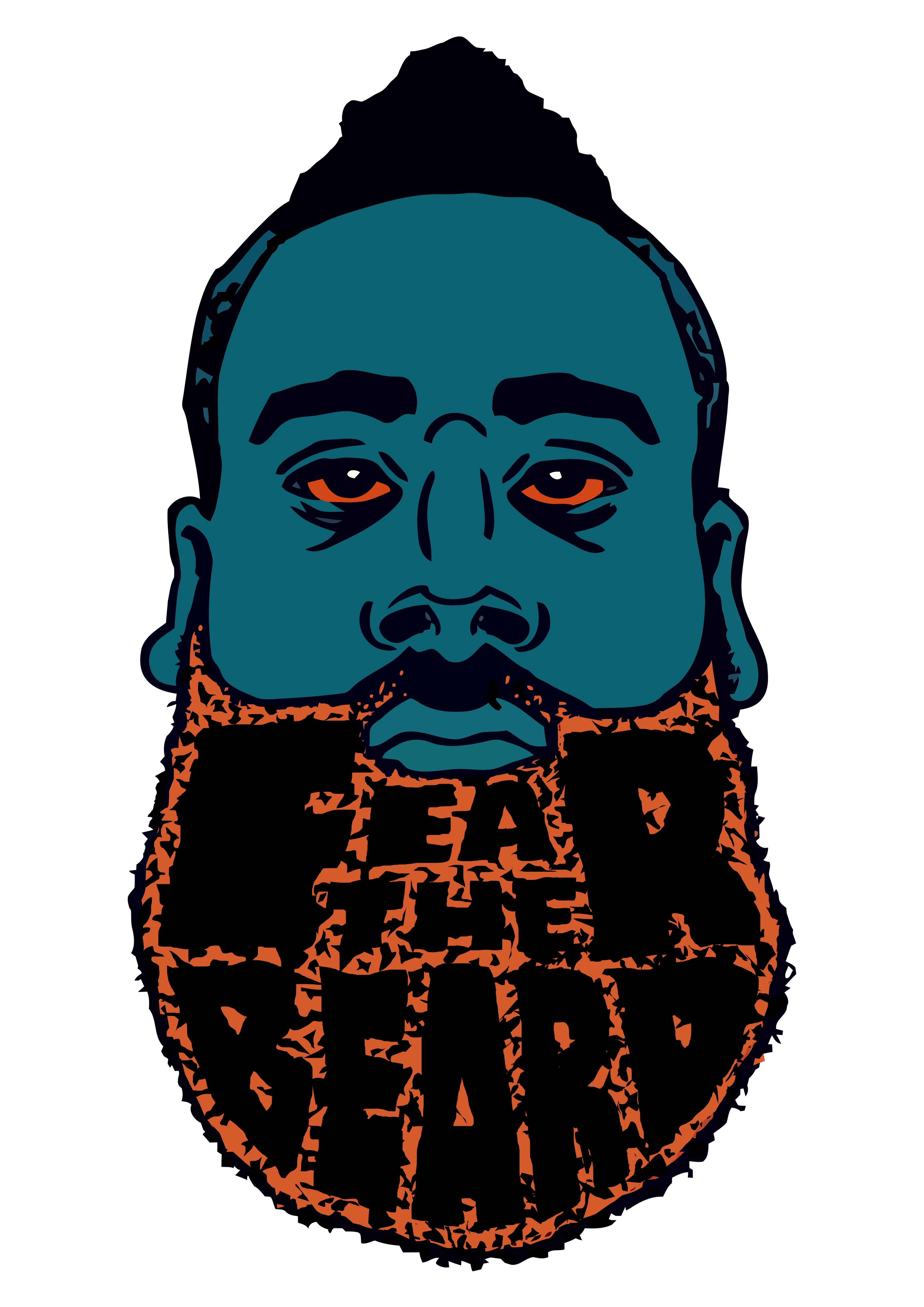 THE BEARD – CAMISETA DE JAMES HARDEN ILUSTRADA