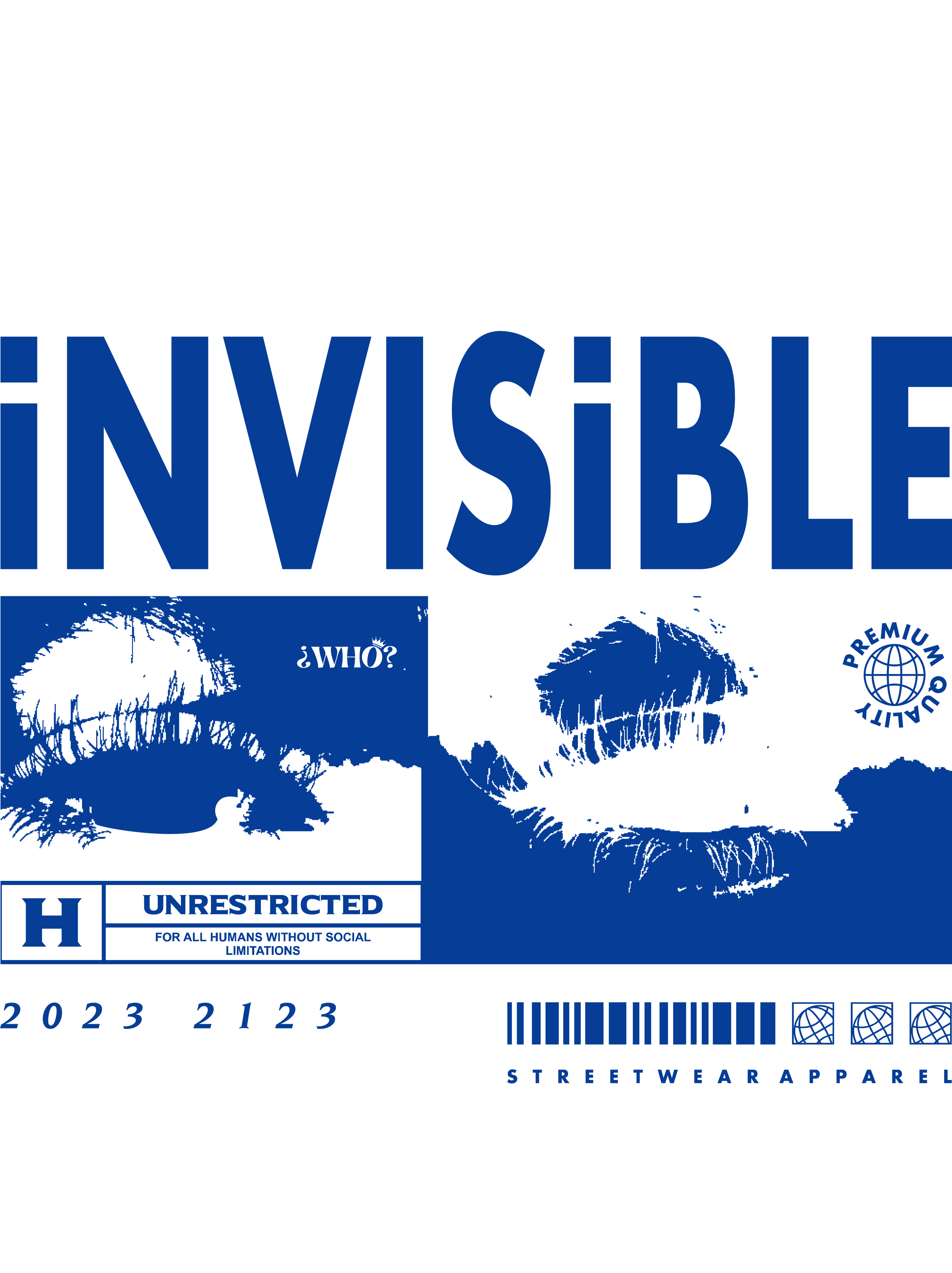 INVISIBLE – CAMISETA STREETWEAR PARA LOS QUE NO NECESITAN SER VISTOS