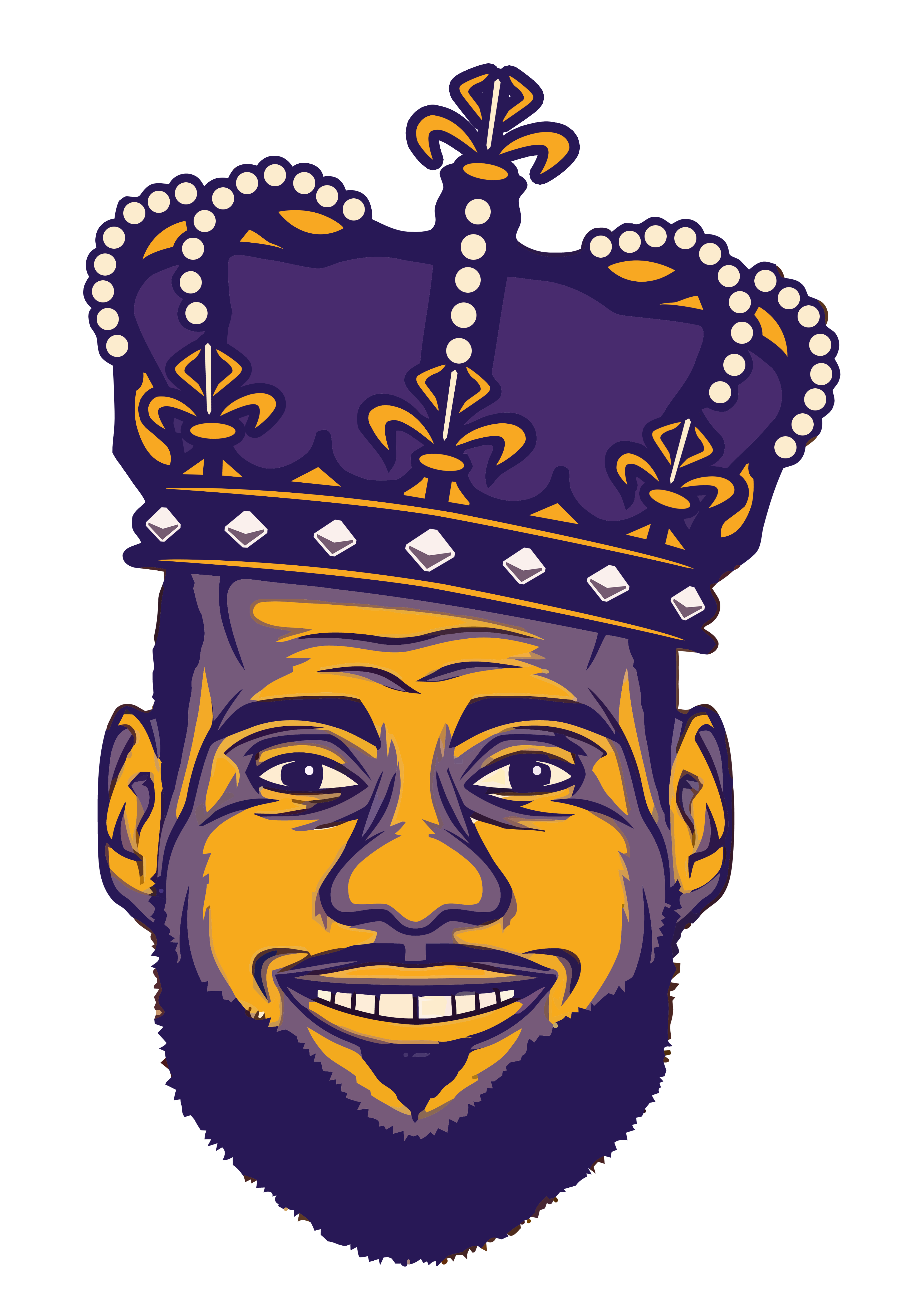 KING JAMES – CAMISETA ILUSTRADA DE LEBRON JAMES