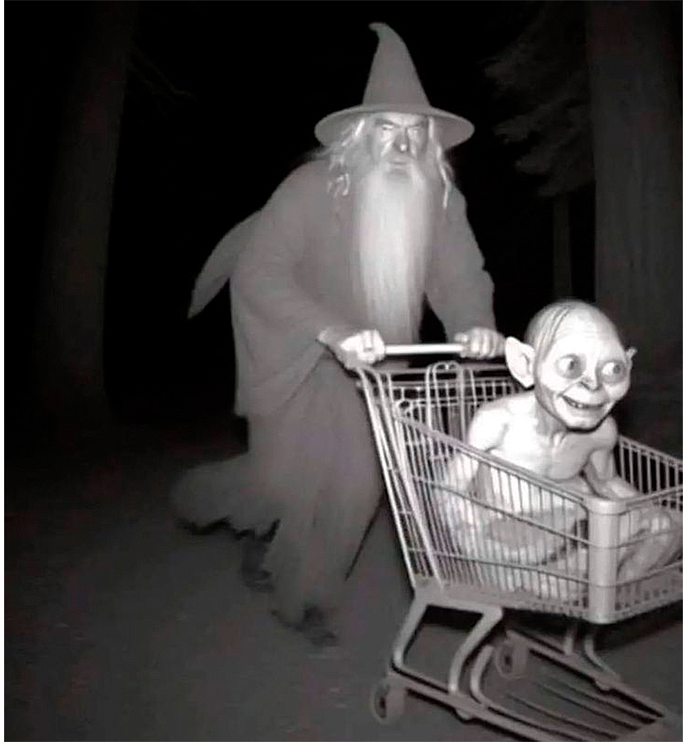 CARRITO MÁGICO – CAMISETA GANDALF Y GOLLUM EDICIÓN HUMOR