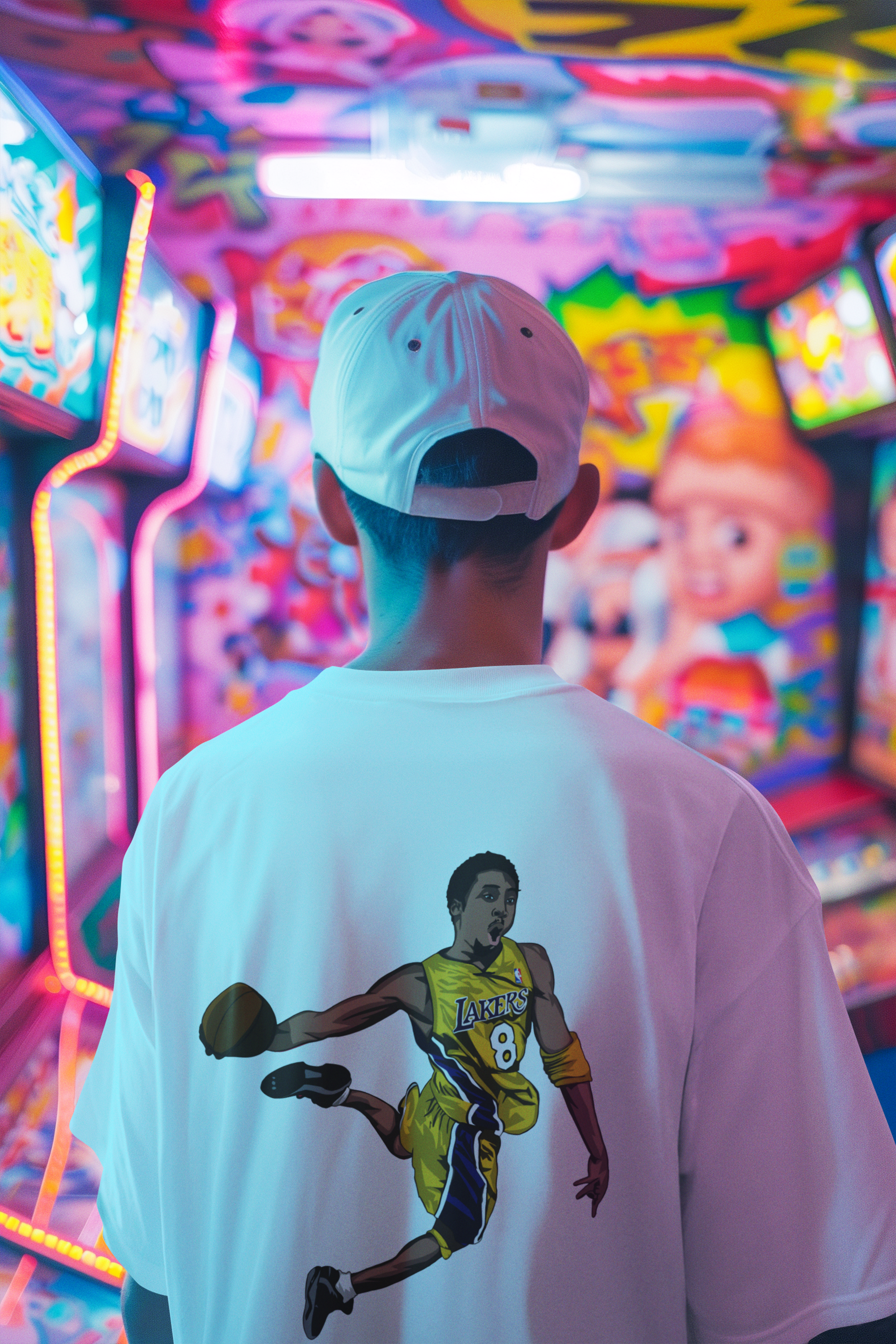 MAMBA EN EL AIRE – CAMISETA DE KOBE BRYANT EN PLENO MATE