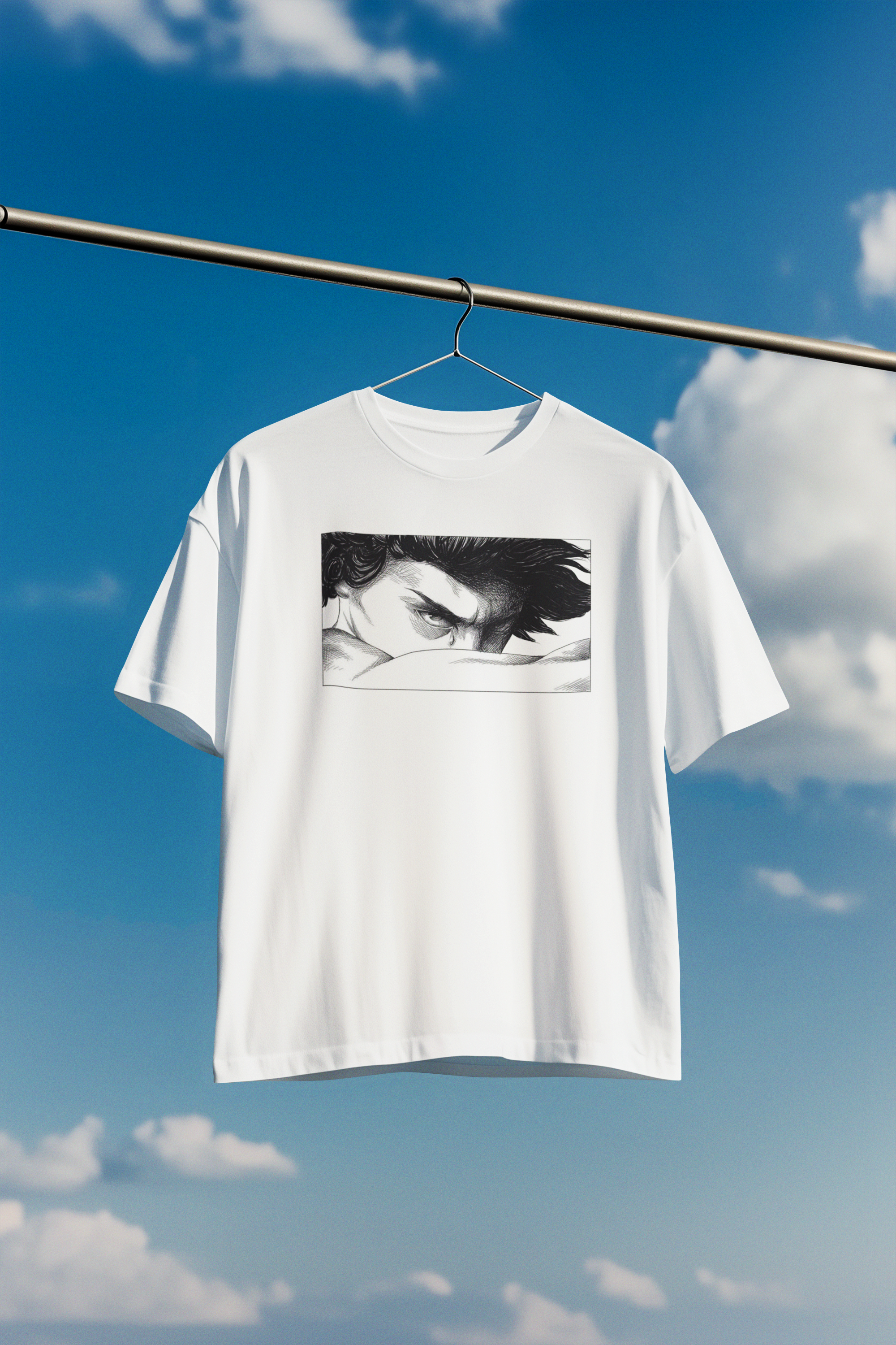 LUCIFER – CAMISETA STREETWEAR CON MIRADA QUE ARDE