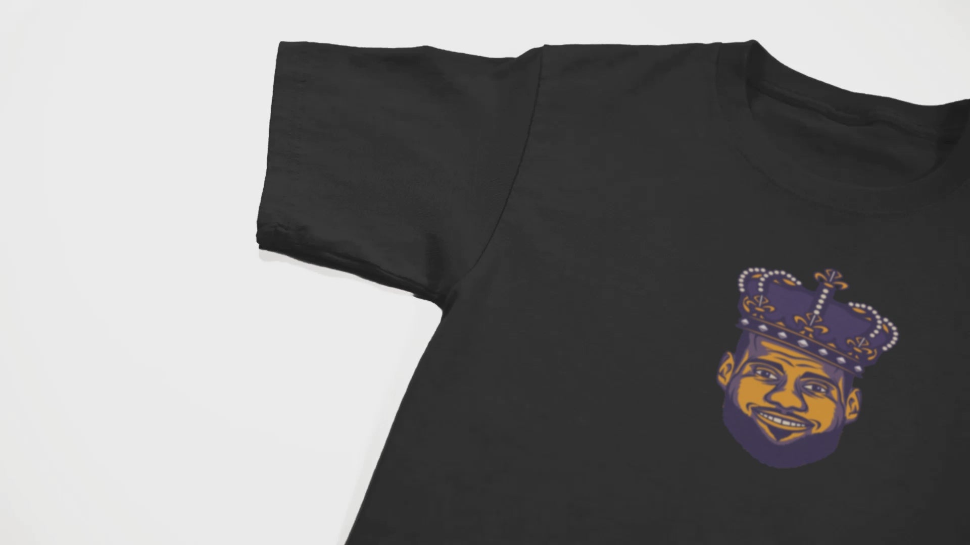 KING JAMES – CAMISETA ILUSTRADA DE LEBRON JAMES