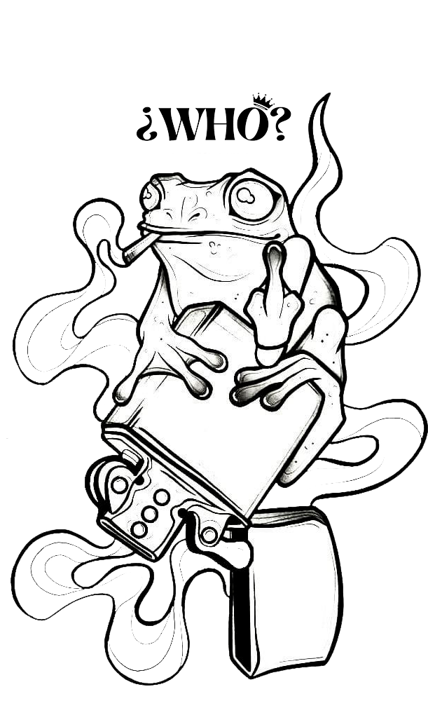 REBEL FROG – CAMISETA DE HUMOR NEGRO