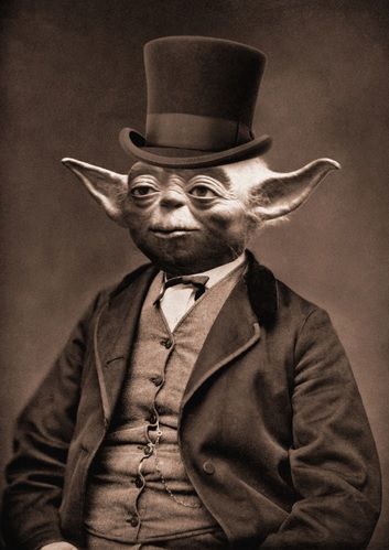 THE VICTORIAN FORCE – CAMISETA DE YODA CON ESTILO ÉPOCA