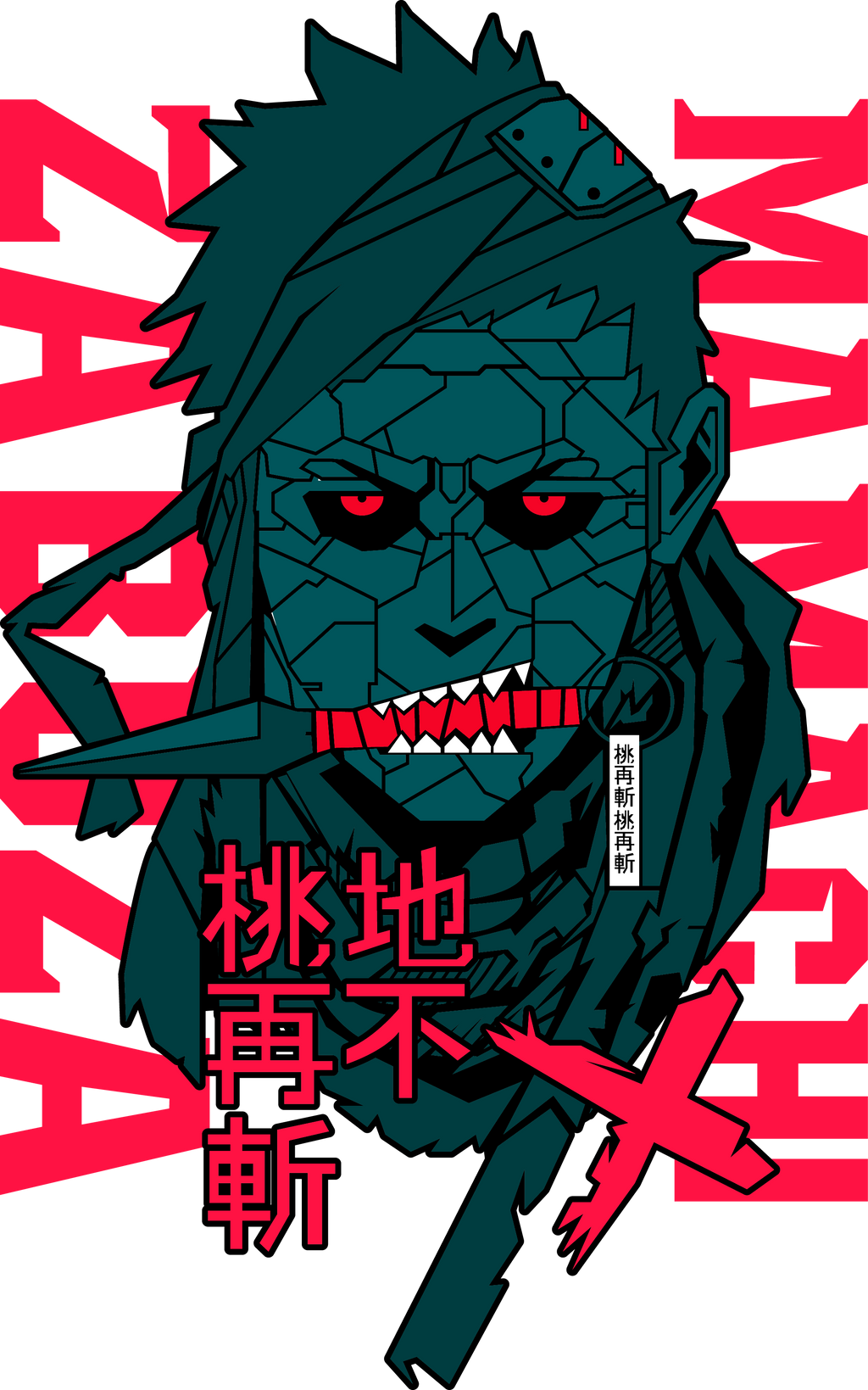 NIEBLA DEMONÍACA – CAMISETA DE ZABUZA (NARUTO)