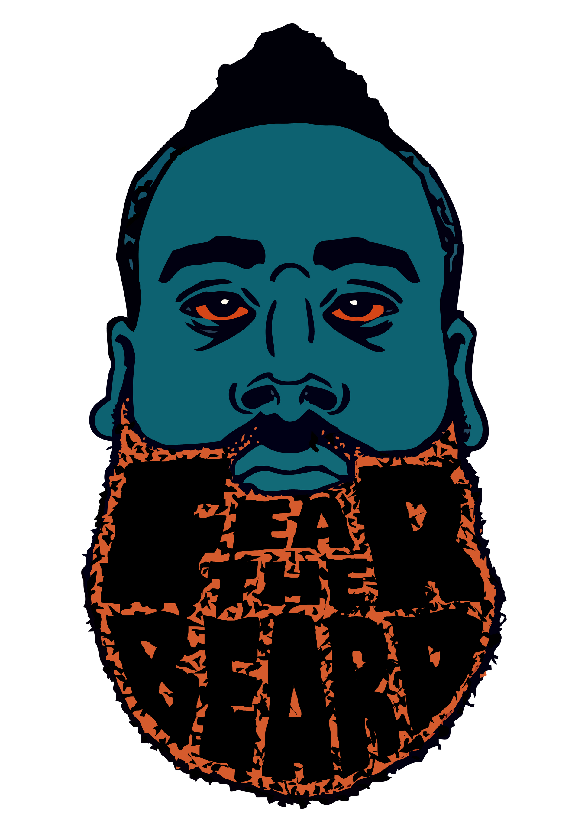 THE BEARD – CAMISETA DE JAMES HARDEN ILUSTRADA