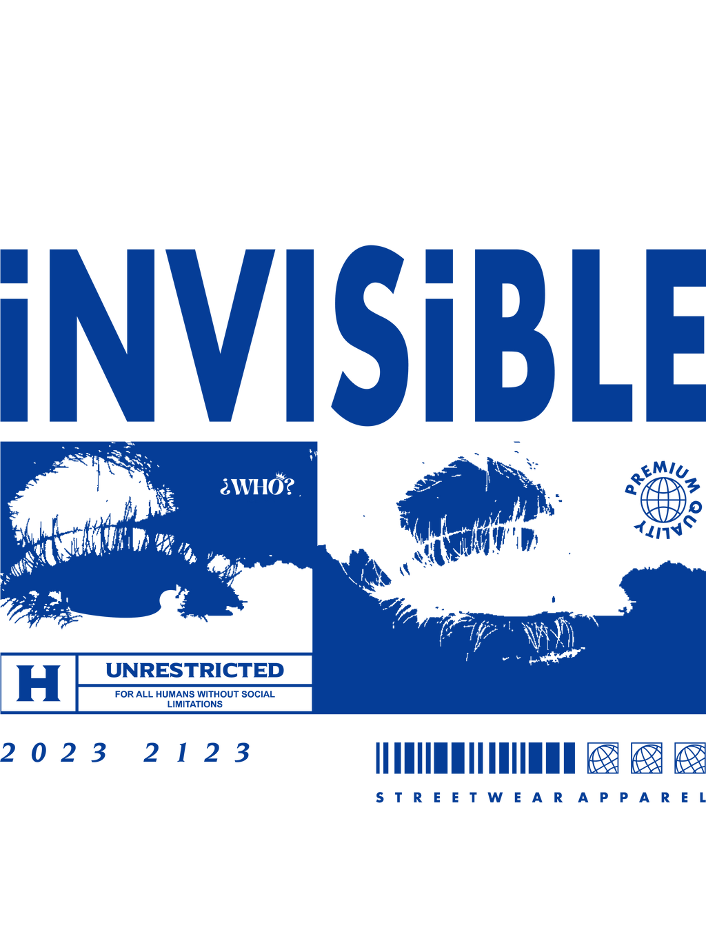 INVISIBLE – CAMISETA STREETWEAR PARA LOS QUE NO NECESITAN SER VISTOS