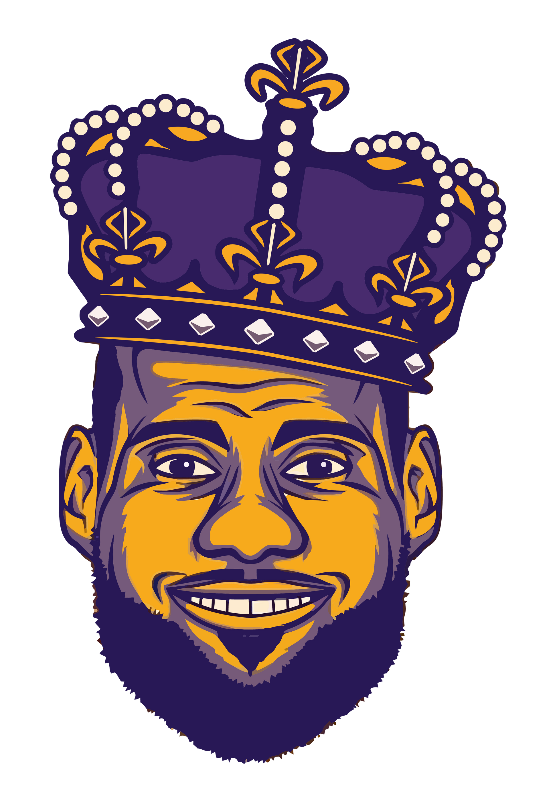 KING JAMES – CAMISETA ILUSTRADA DE LEBRON JAMES