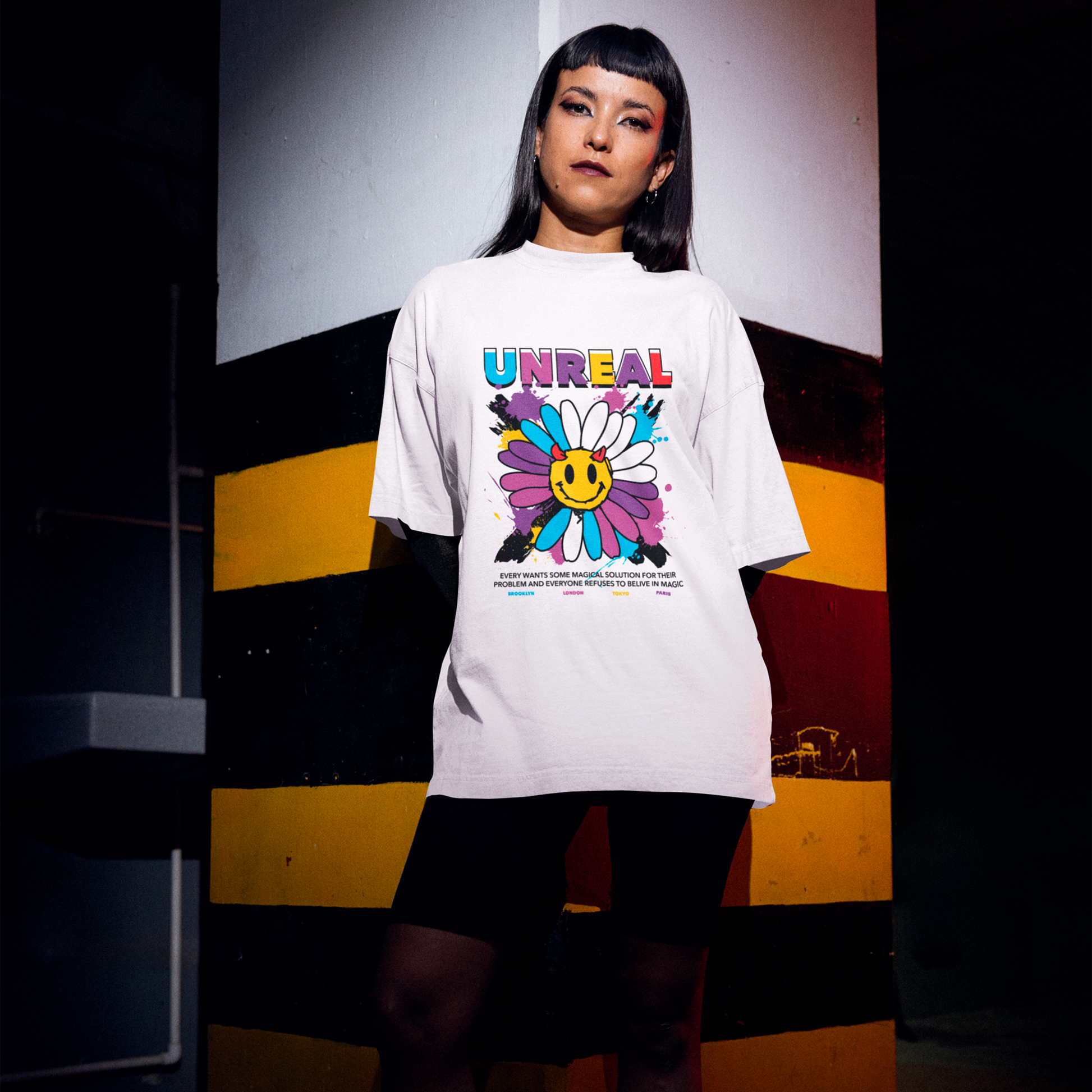 UNREAL – CAMISETA PARA CREER EN LO IMPOSIBLE (Y REÍRTE DE TODO)
