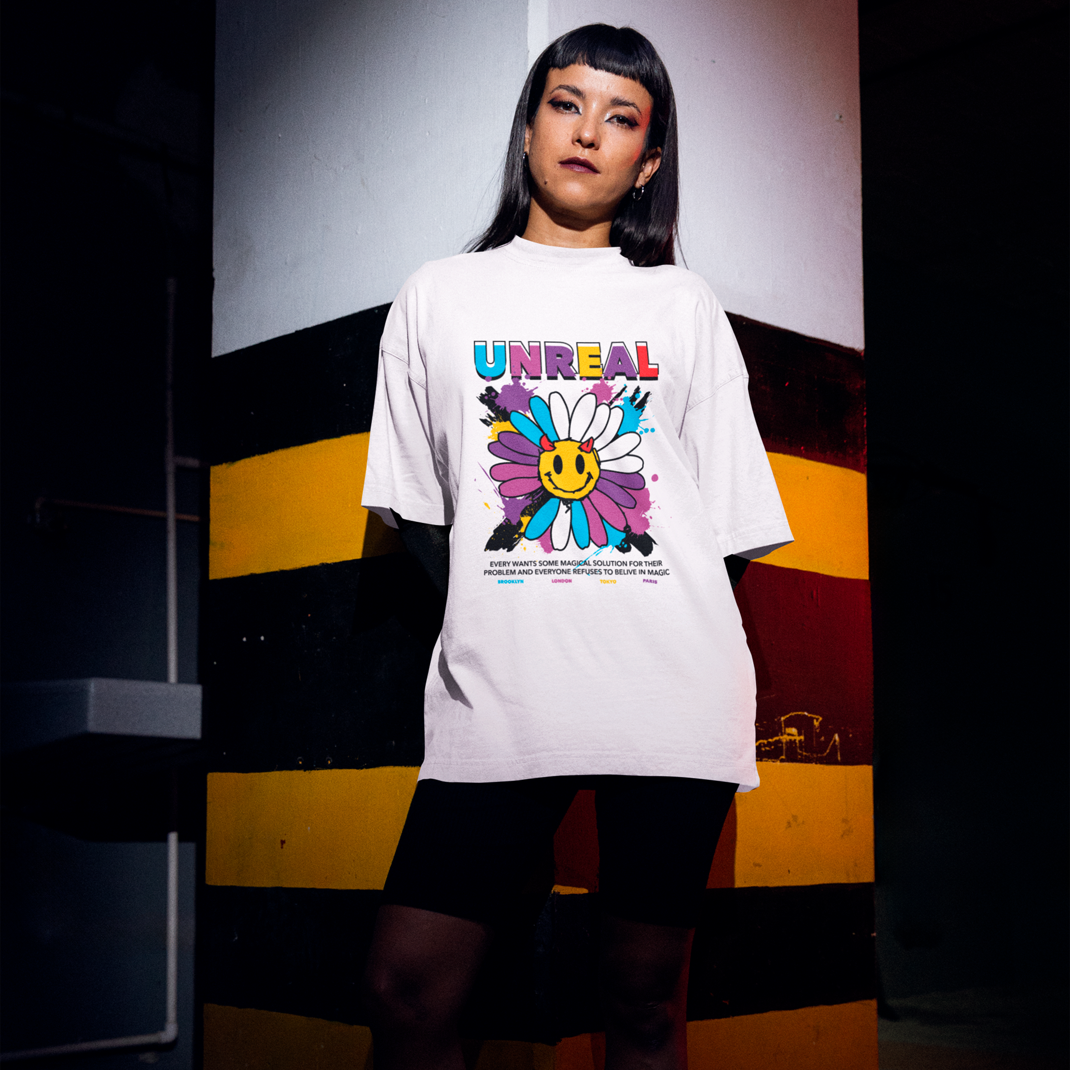 UNREAL – CAMISETA PARA CREER EN LO IMPOSIBLE (Y REÍRTE DE TODO)