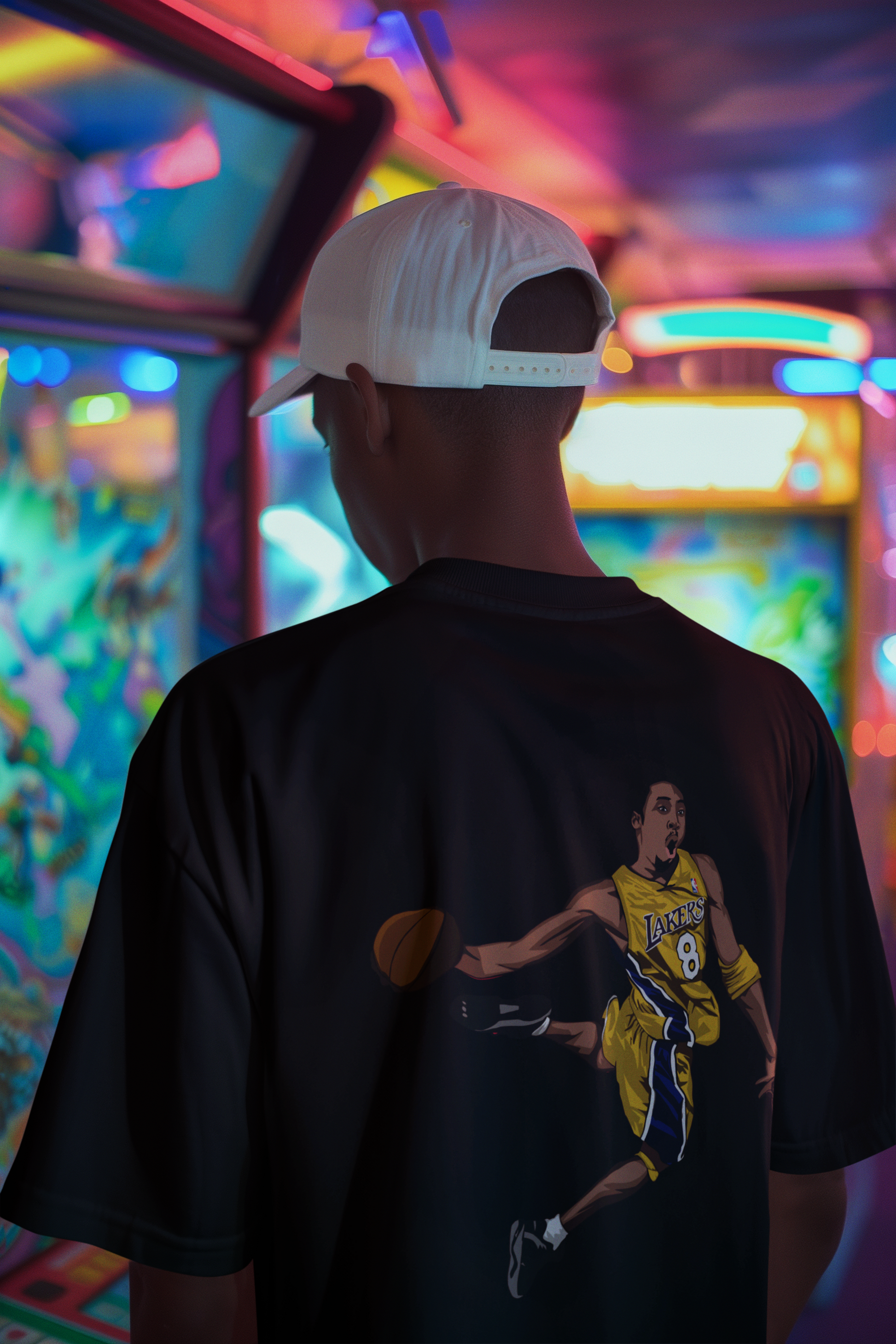 MAMBA EN EL AIRE – CAMISETA DE KOBE BRYANT EN PLENO MATE