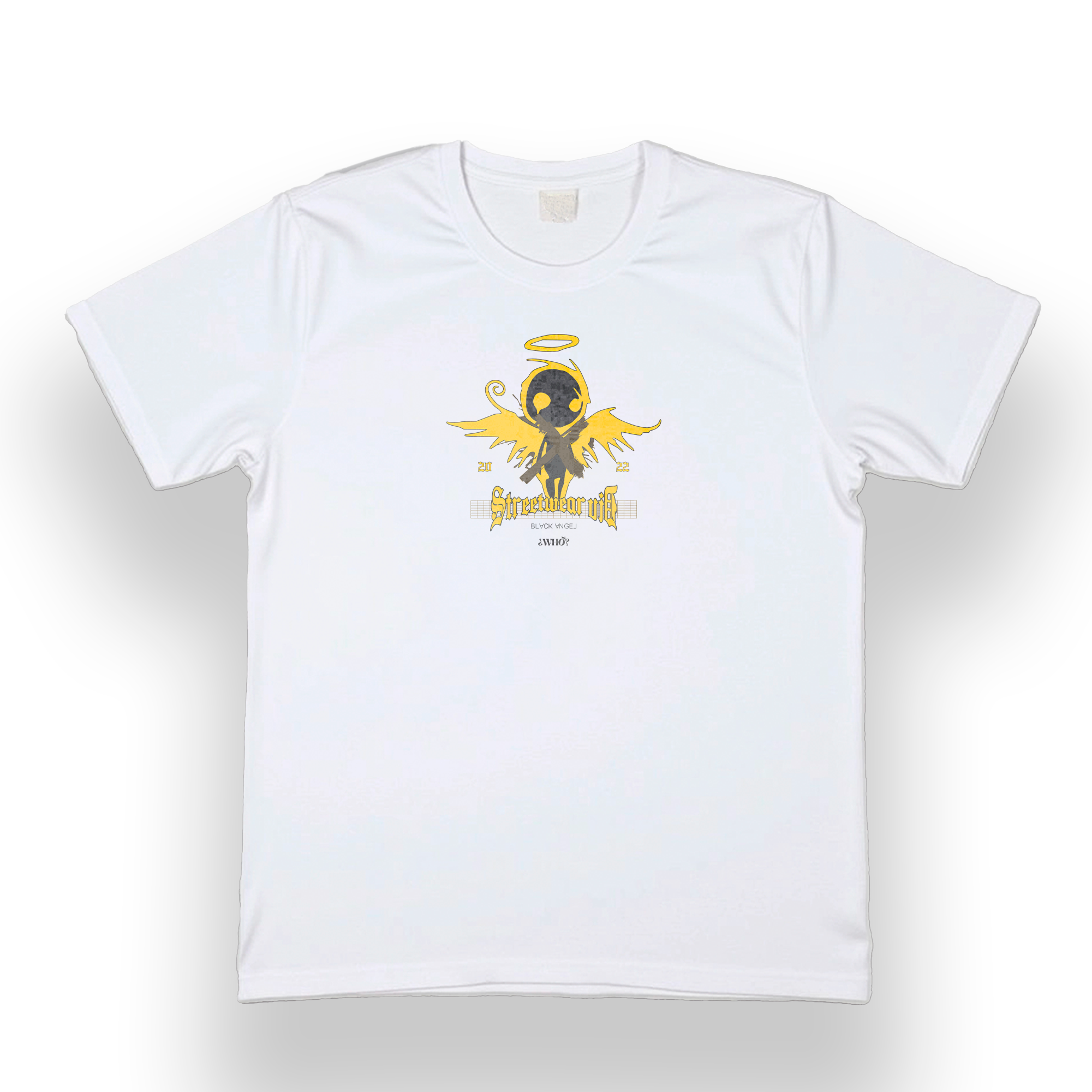 BLACK ANGEL – CAMISETA STREETWEAR CELESTIAL Y OSCURA