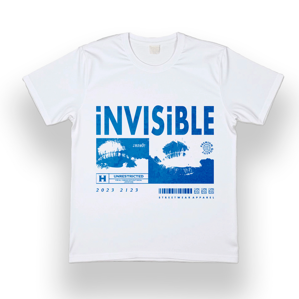 INVISIBLE – CAMISETA STREETWEAR PARA LOS QUE NO NECESITAN SER VISTOS