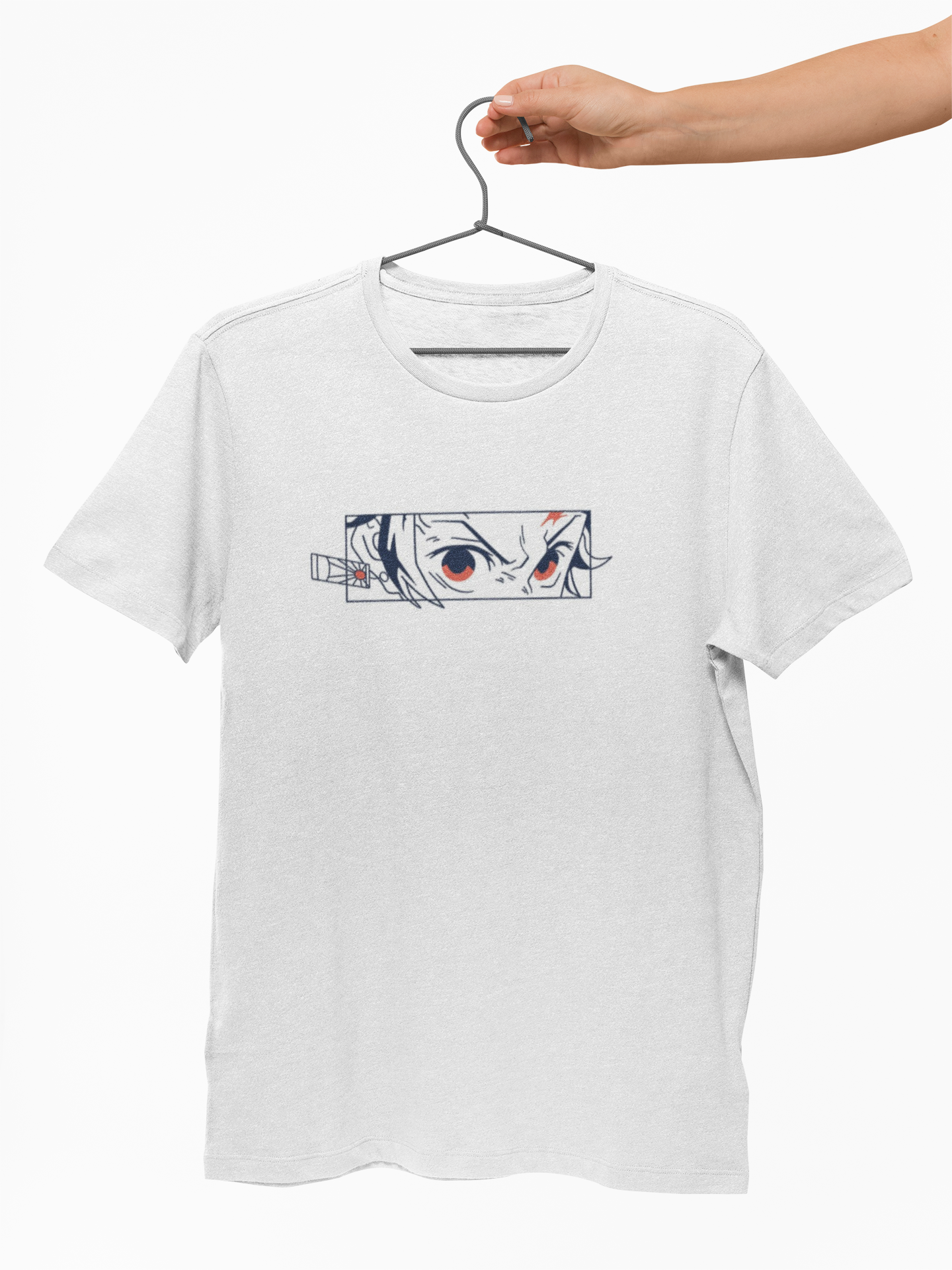 ALIENTO DE LLAMA  – CAMISETA TANJIRO DOBLE DISEÑO (DEMON SLAYER)