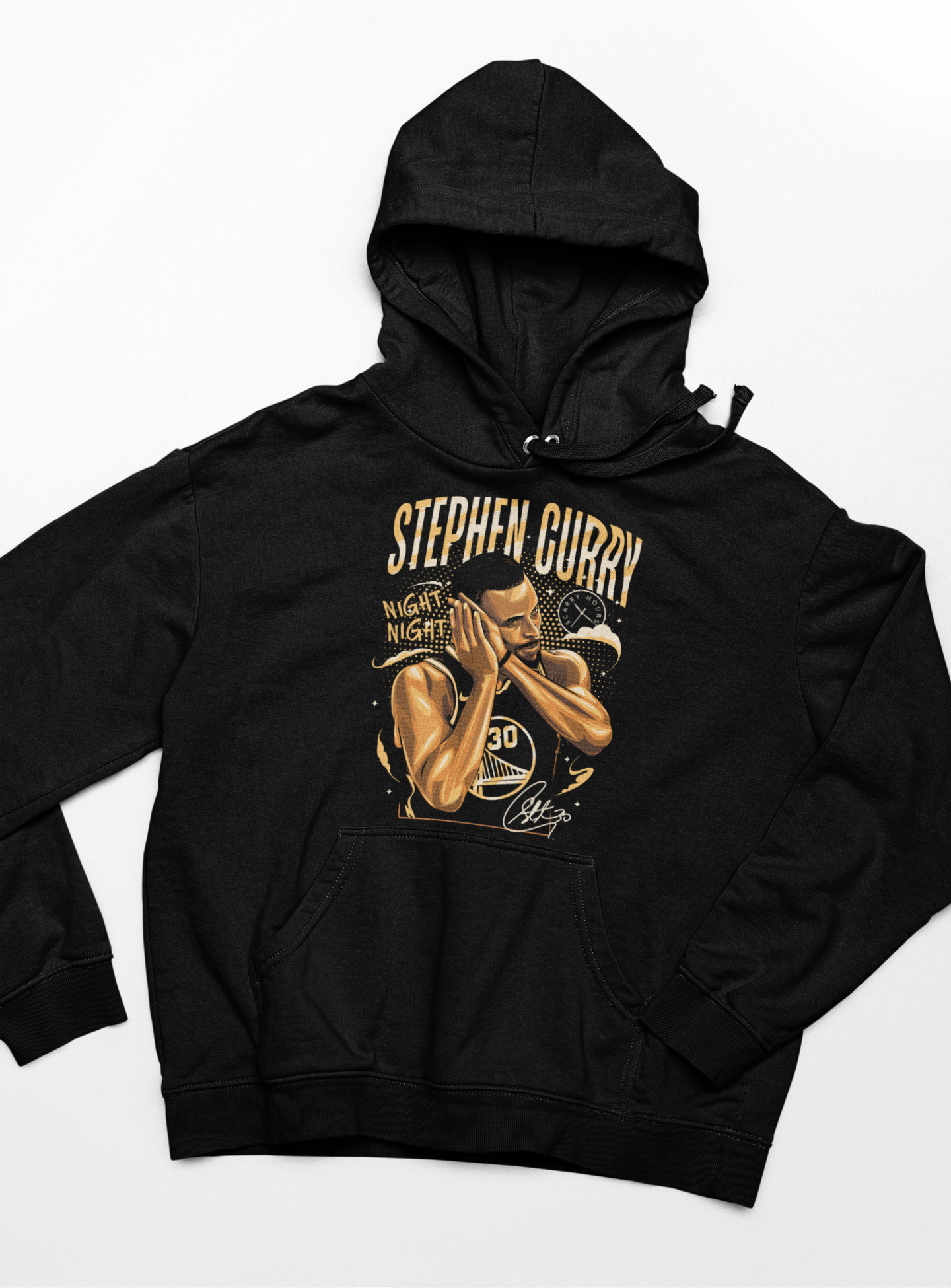 NIGHT NIGHT – CAMISETA DE STEPHEN CURRY ILUSTRADA