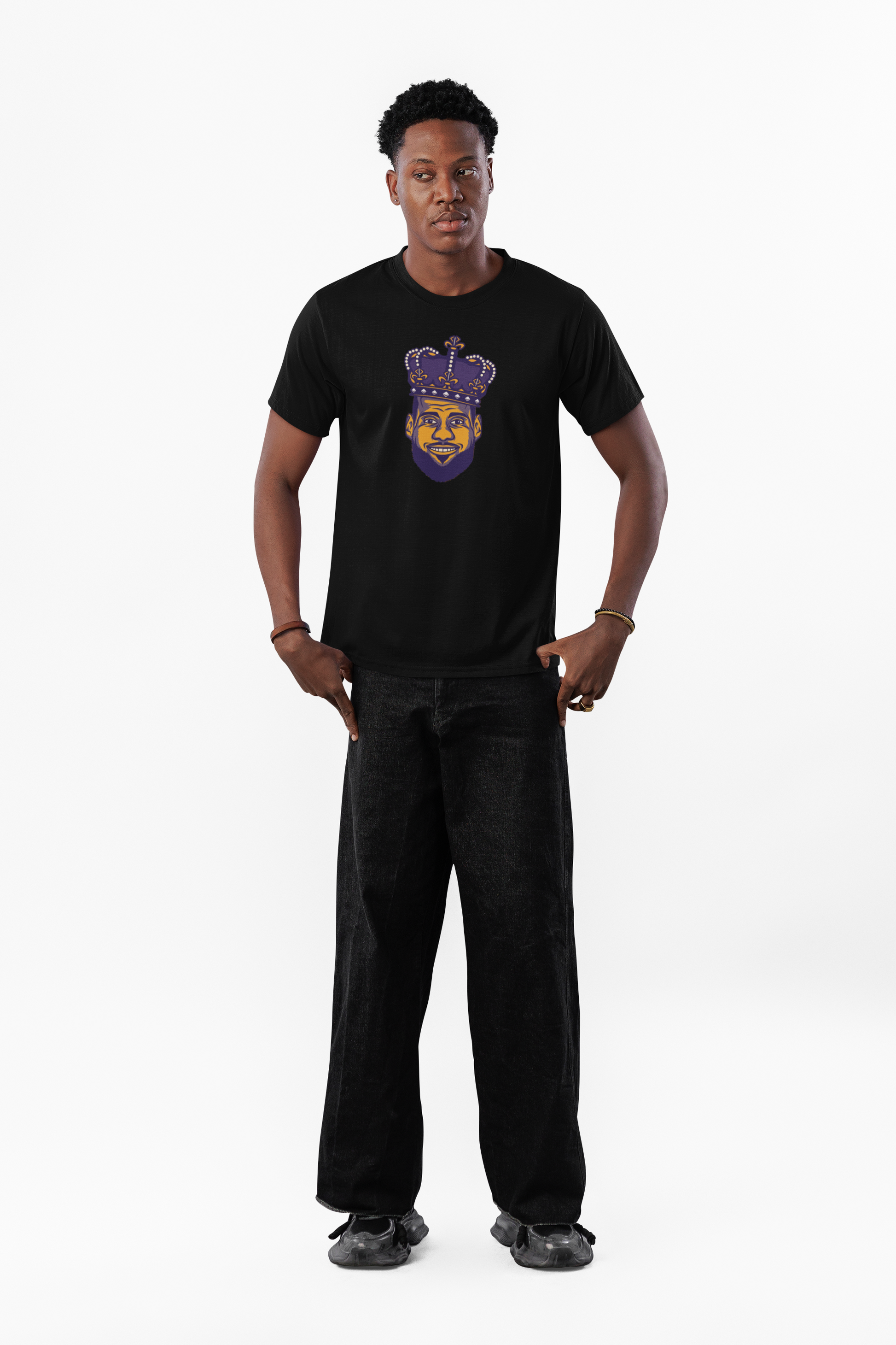 KING JAMES – CAMISETA ILUSTRADA DE LEBRON JAMES