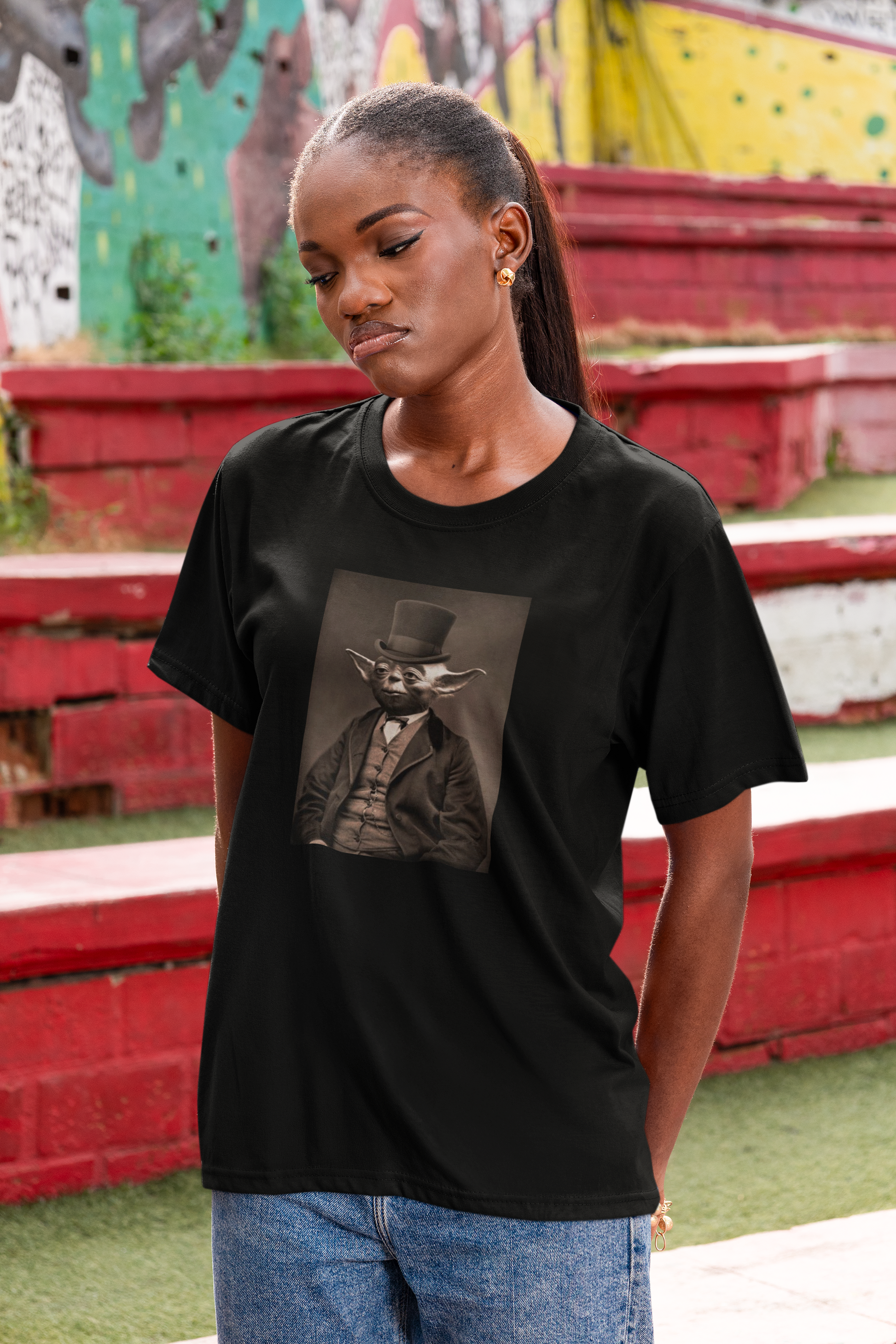 THE VICTORIAN FORCE – CAMISETA DE YODA CON ESTILO ÉPOCA