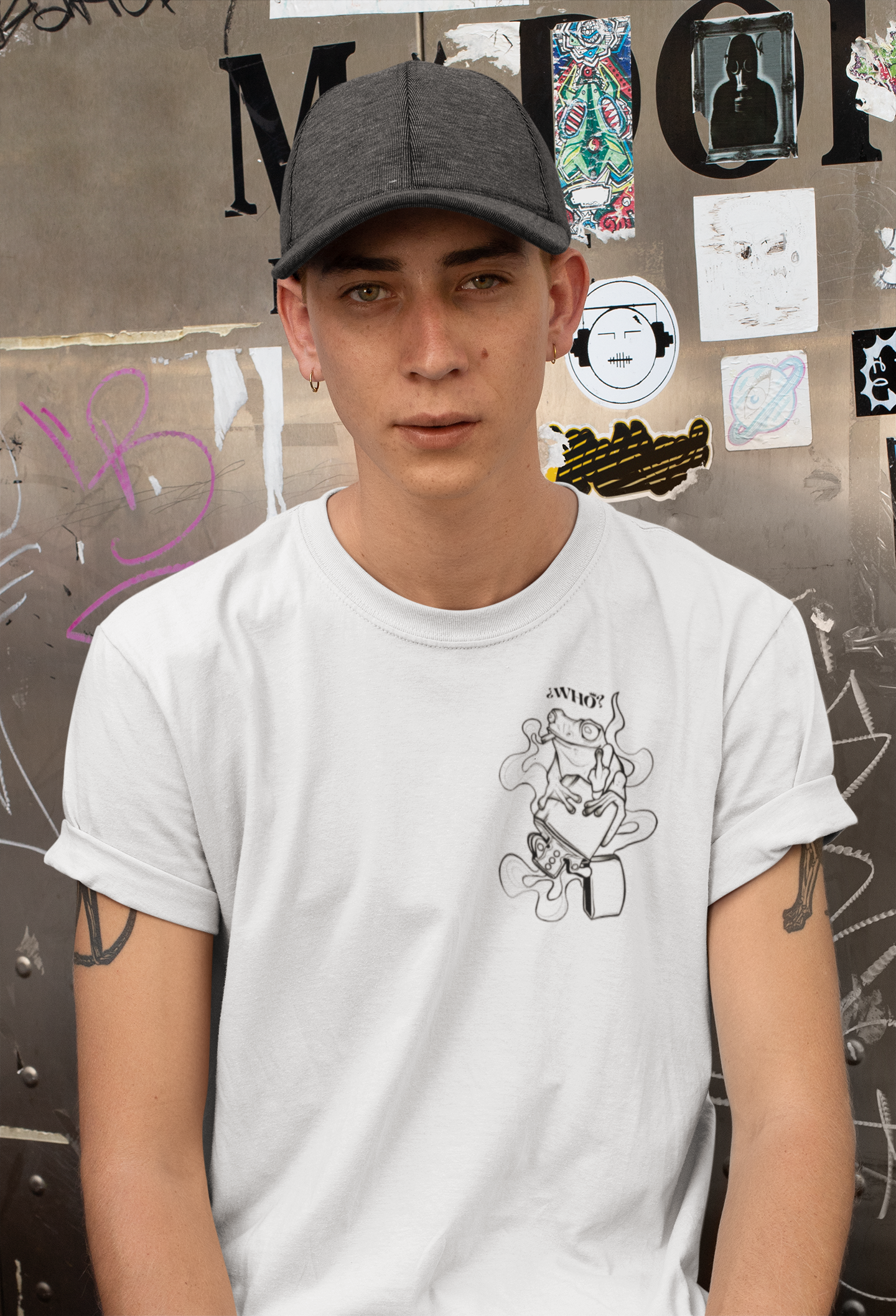 REBEL FROG – CAMISETA DE HUMOR NEGRO