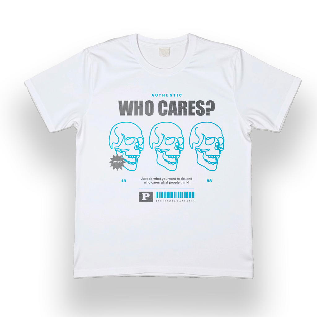 ¿WHO CARES? – CAMISETA PARA LOS QUE NO PIDEN PERMISO